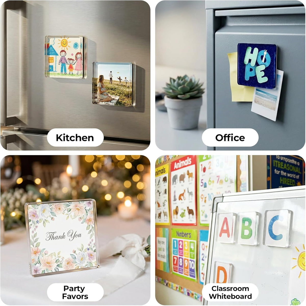 Systema™ DIY Photo Magnet Kit — 15 Pack