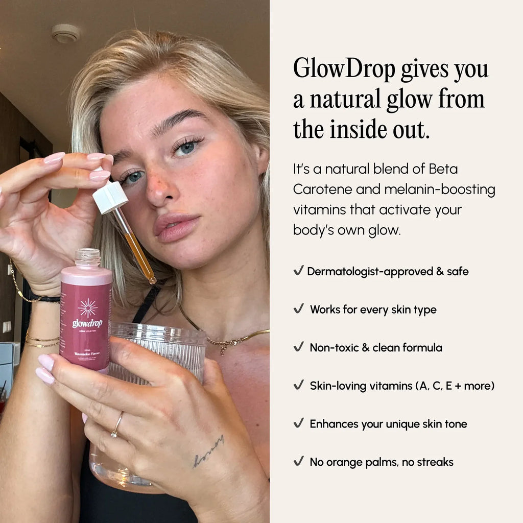 Tanning Drops | The Tan You Glow You Drink