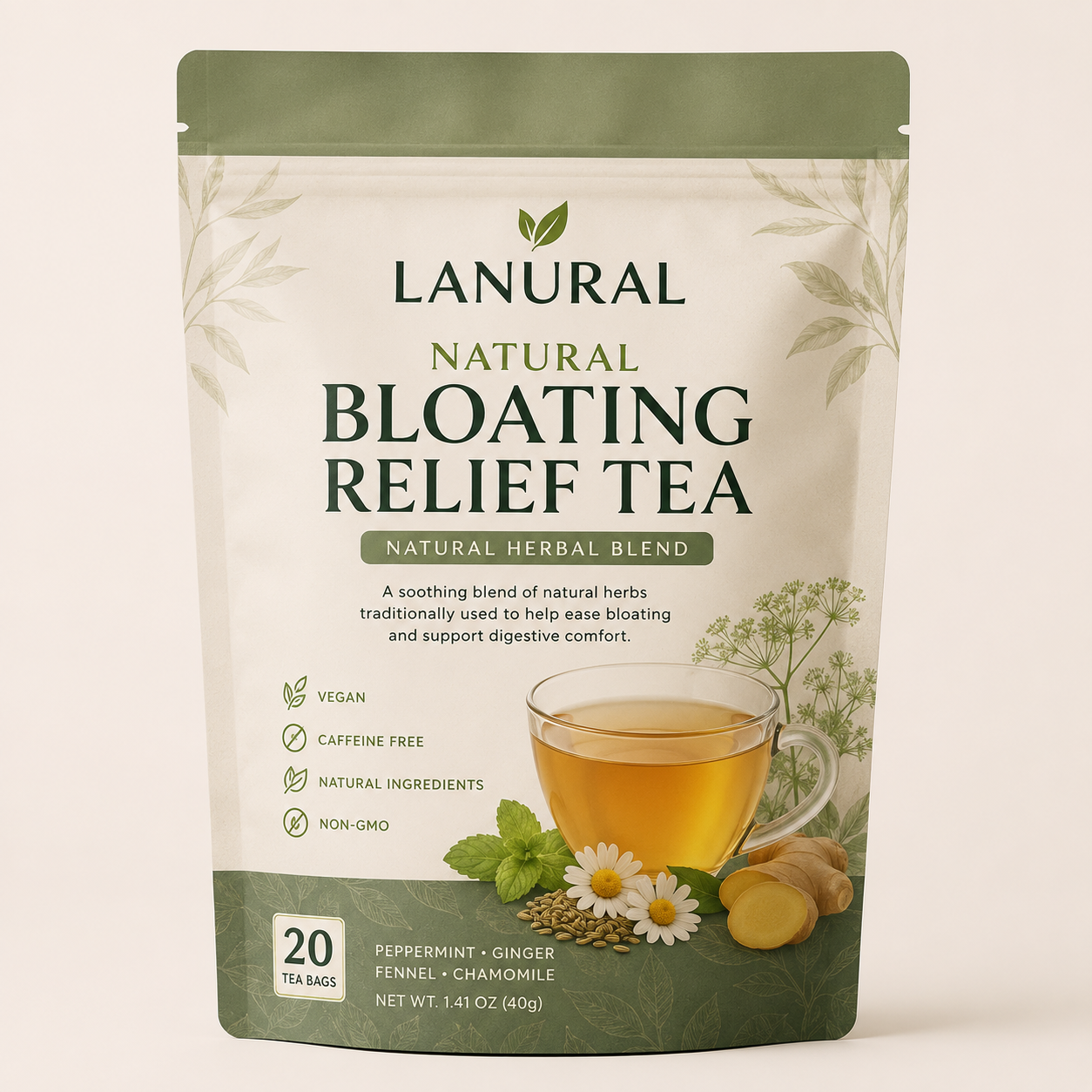 Natural Bloating Relief Tea